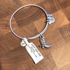 Alex and Ani Farm Aid cowboy boot Bangle